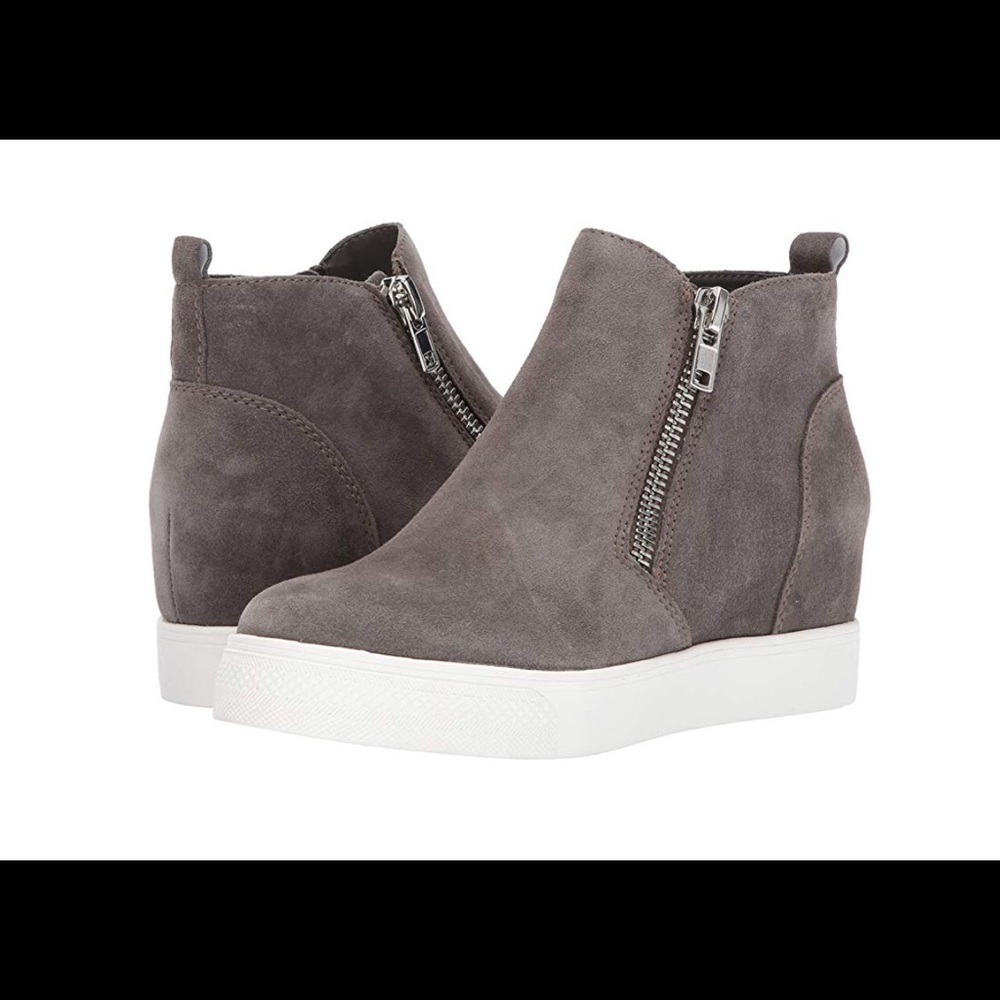 Steve Madden Suede Wedgie Sneaker